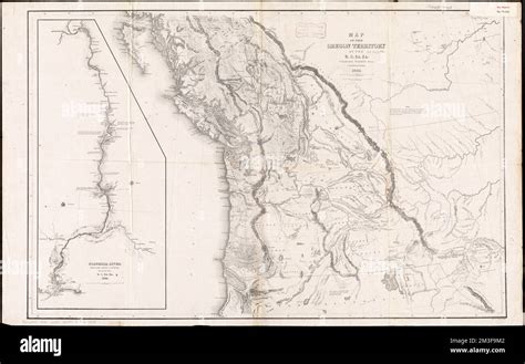 Map Of The Oregon Territory Northwest Pacific Maps Columbia River