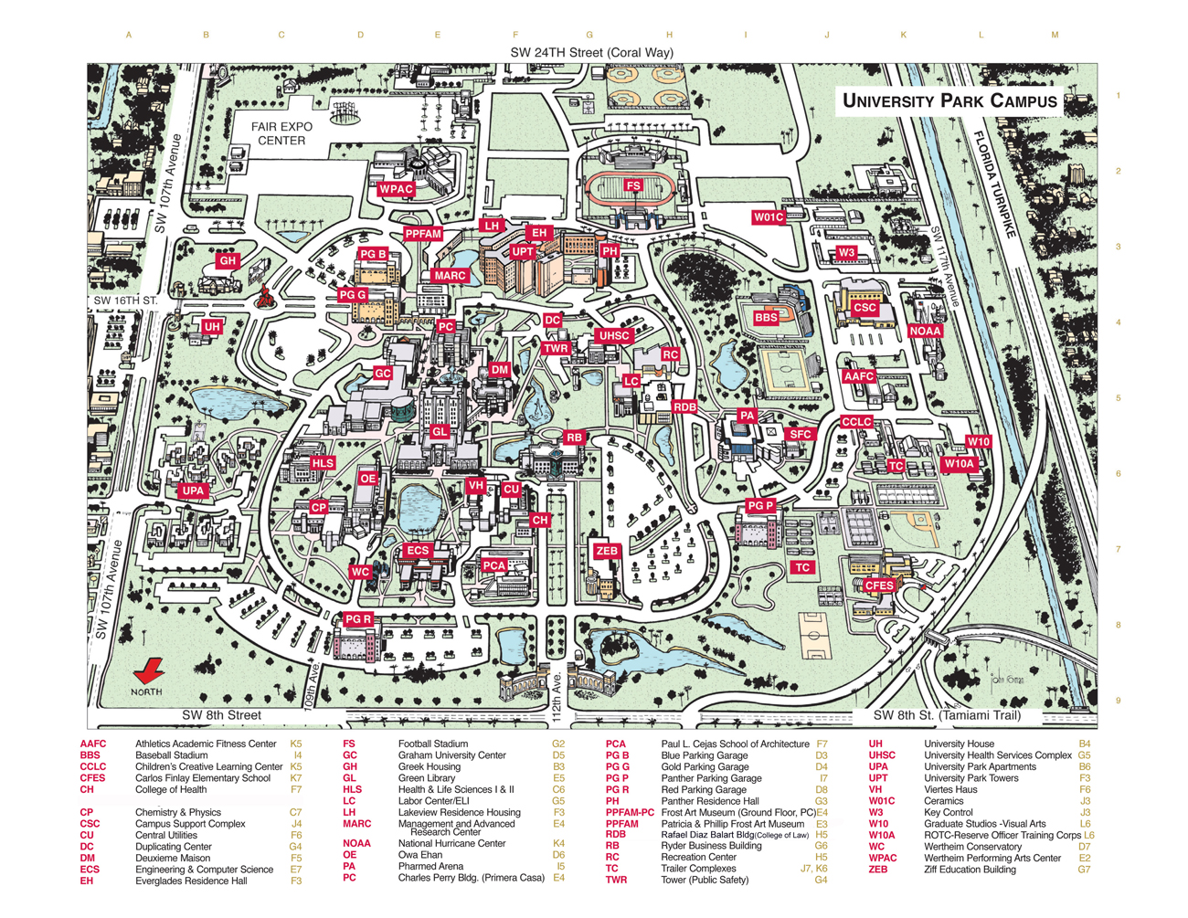 University Of Florida Campus Map